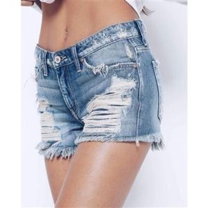 KANCAN SUPER CASUAL MID RISE MINI SHORTS